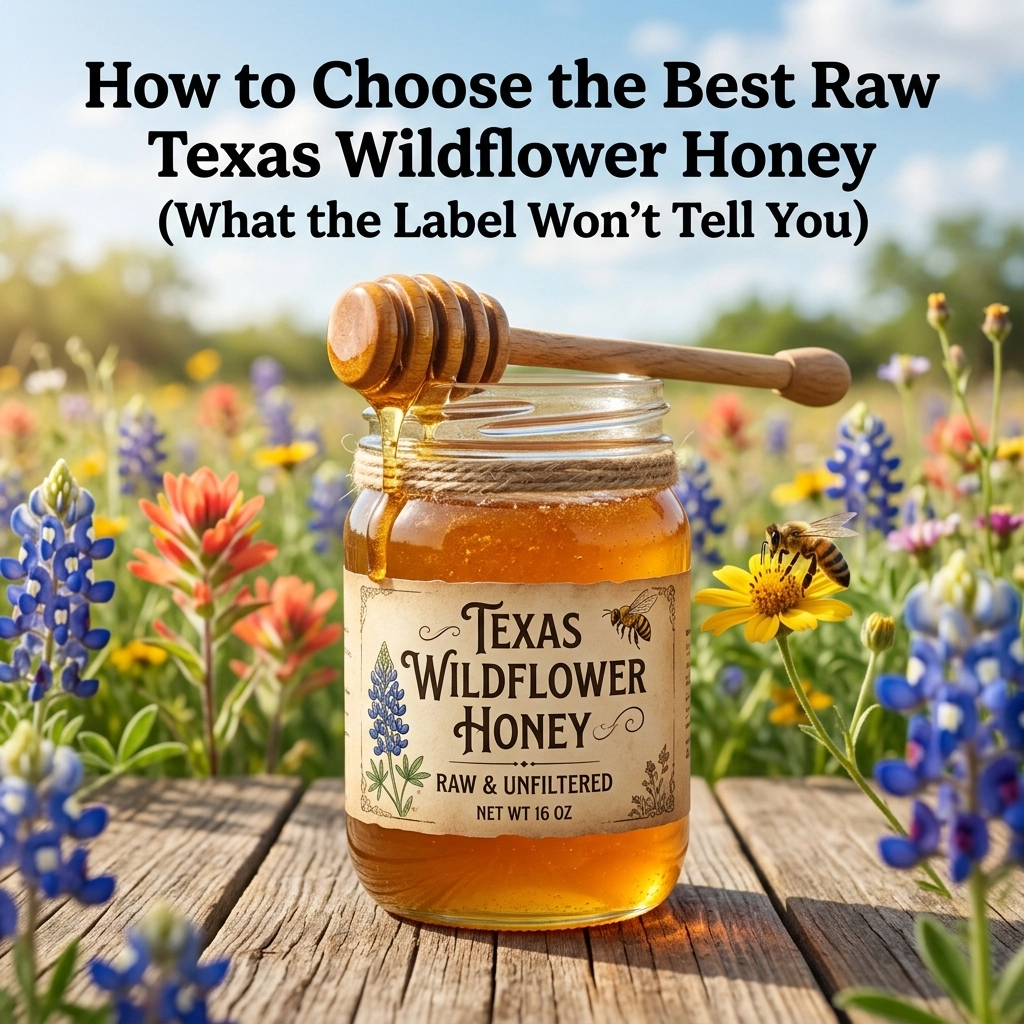 How to Choose the Best Raw Texas Wildflower Honey (What the Label Won’t Tell You)
