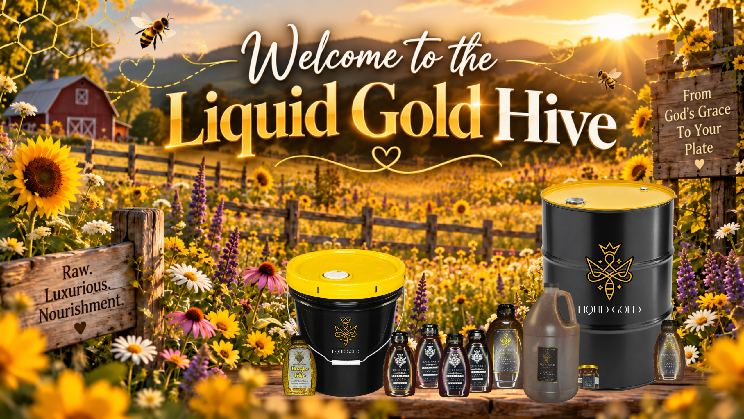 Welcome to the Liquid Gold Hive Products Welcome to the Liquid Gold Hive Products